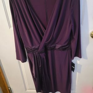Brand new Faux wrap dress w/ruffle